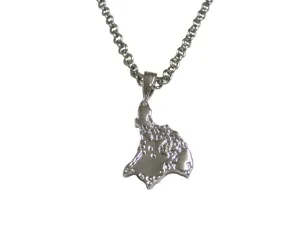 Philippines Map Shape Pendant Necklace