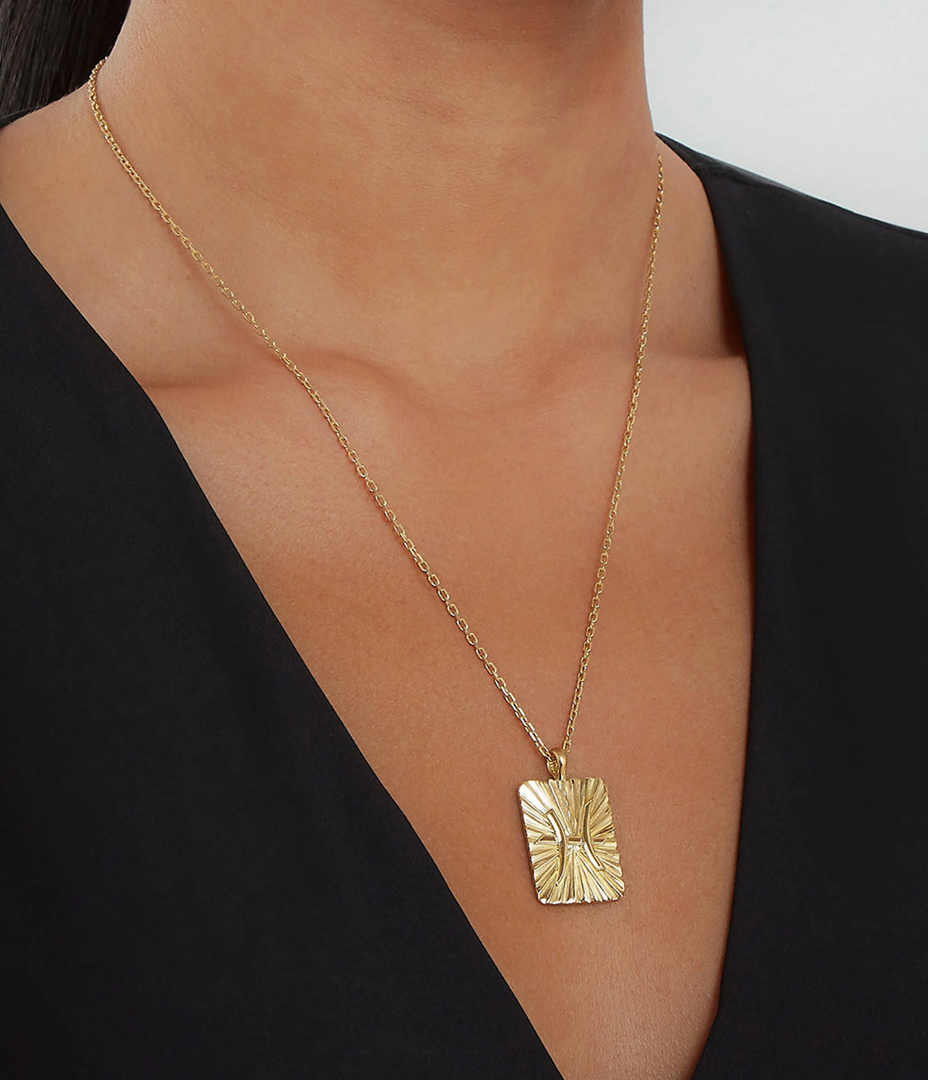Pisces Zodiac Pendant Necklace