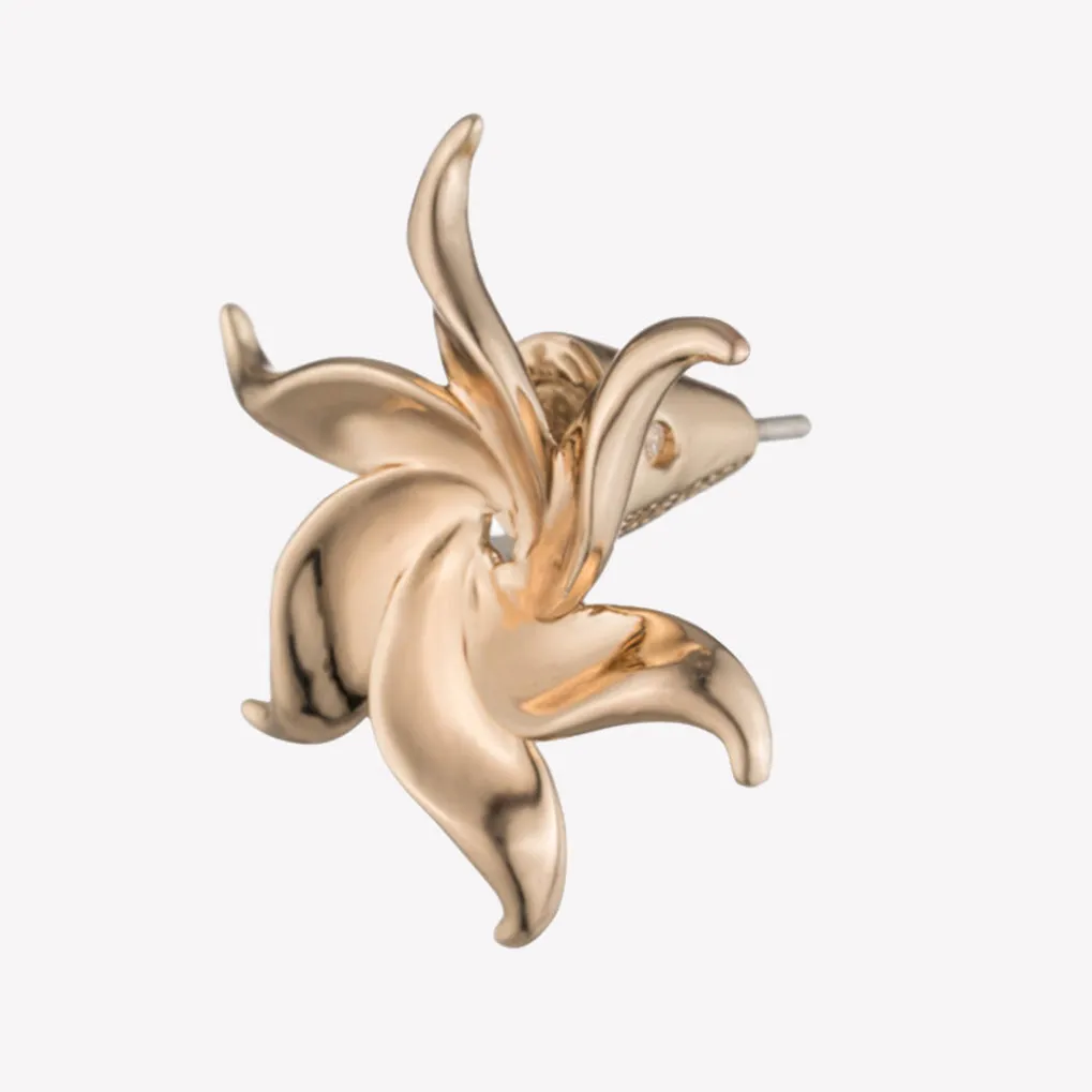 POINSETTIA STUD EARRINGS