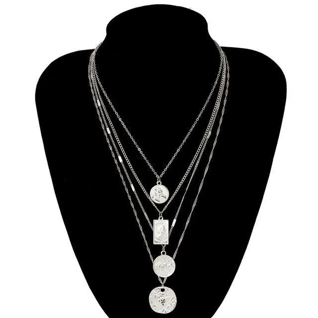 Punk Multi Layered Necklace