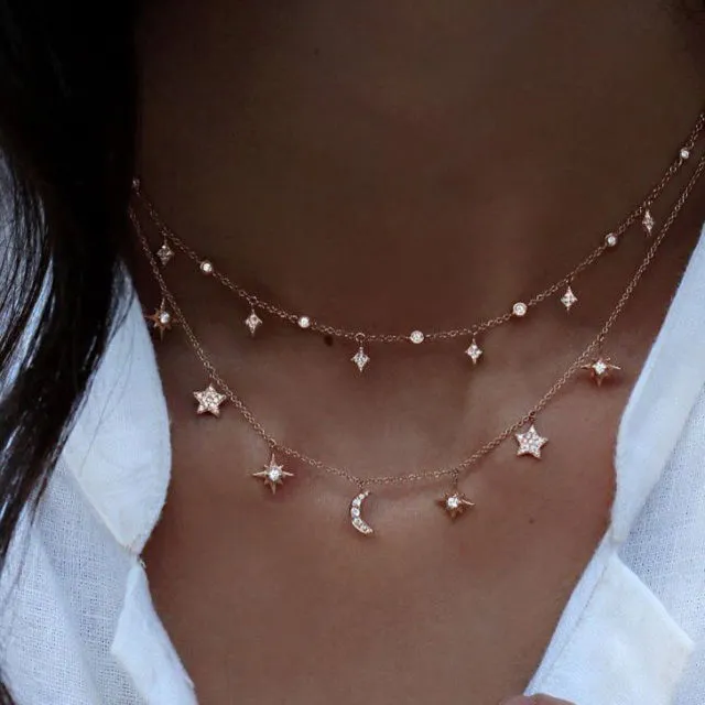 Punk Style Butterfly Choker Necklace