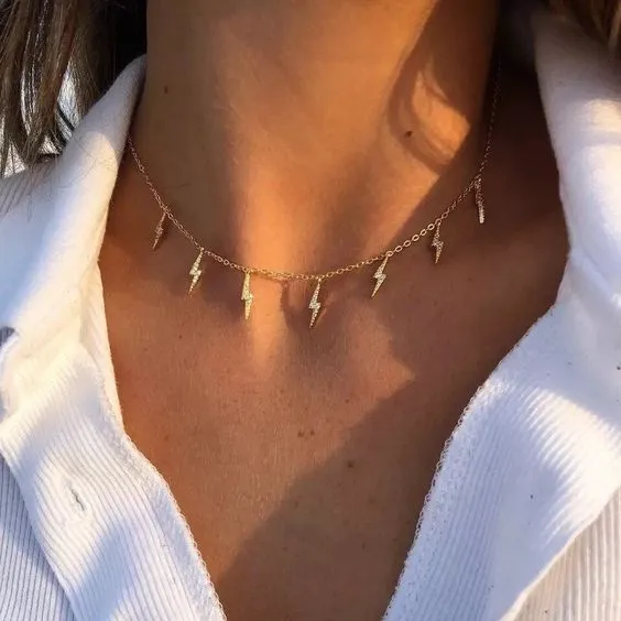 Punk Style Butterfly Choker Necklace