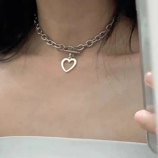 Punk Style Butterfly Choker Necklace