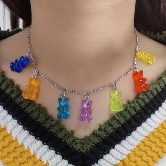 Punk Style Butterfly Choker Necklace