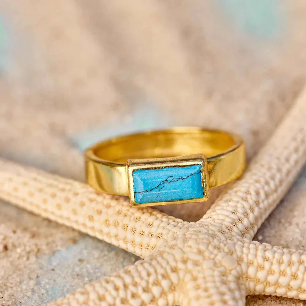 Pura Vida Tulum Turquoise Ring