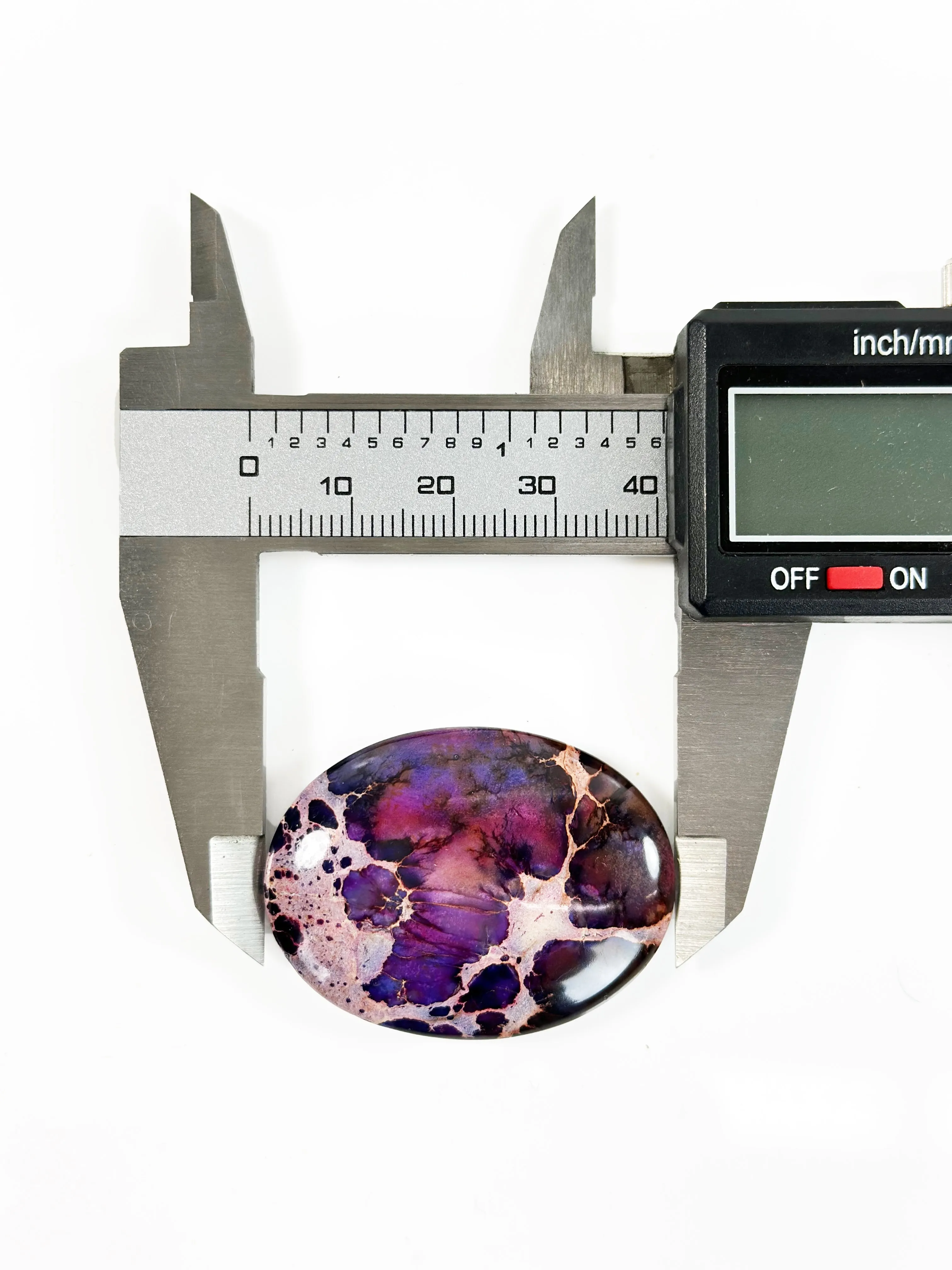 Purple Imperial Terra Jasper 30x40mm Oval Cabochon