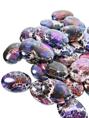 Purple Imperial Terra Jasper 30x40mm Oval Cabochon