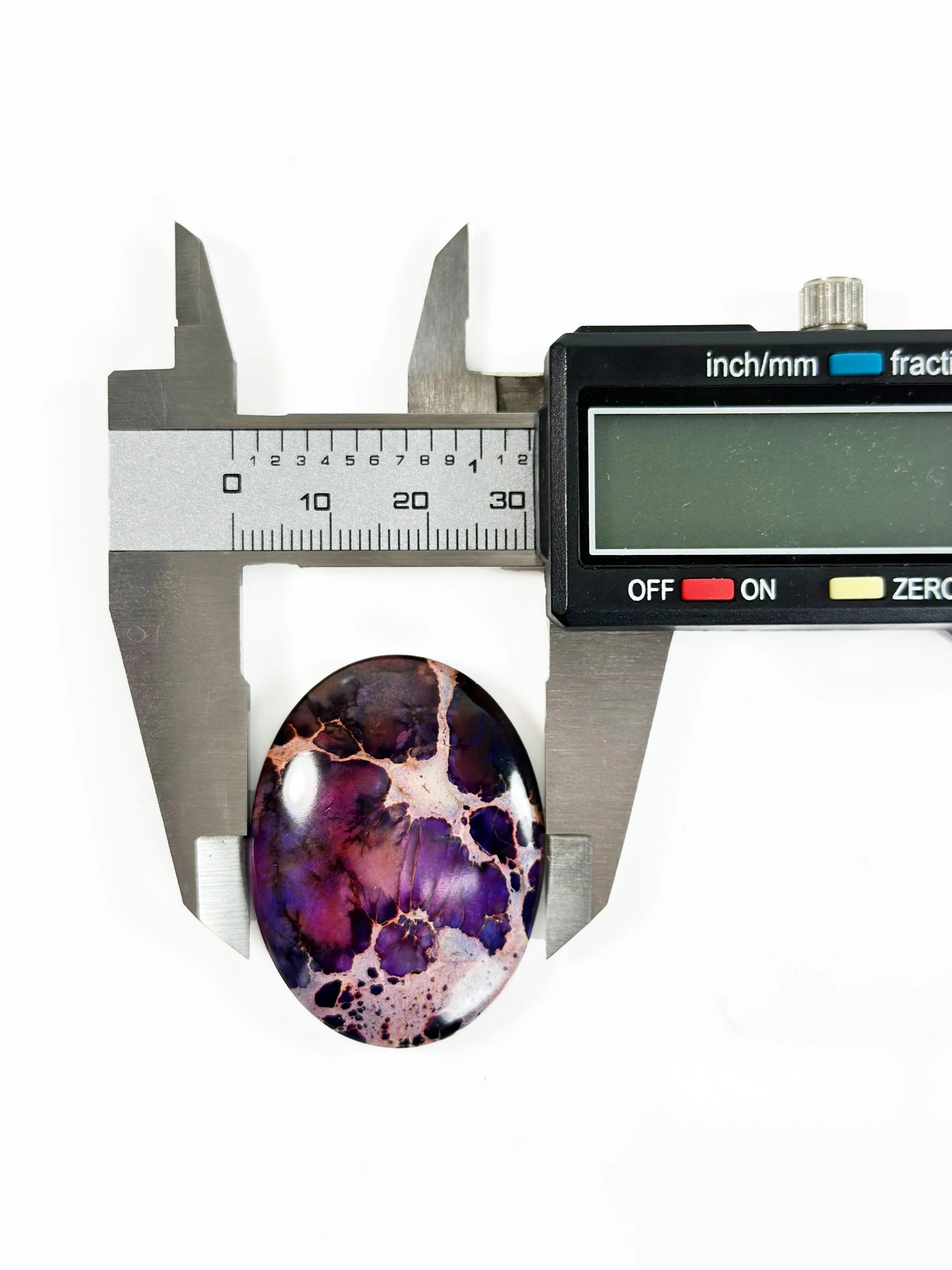 Purple Imperial Terra Jasper 30x40mm Oval Cabochon