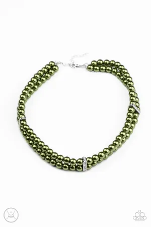 Put on Your Party Dress Green Paparazzi Necklace