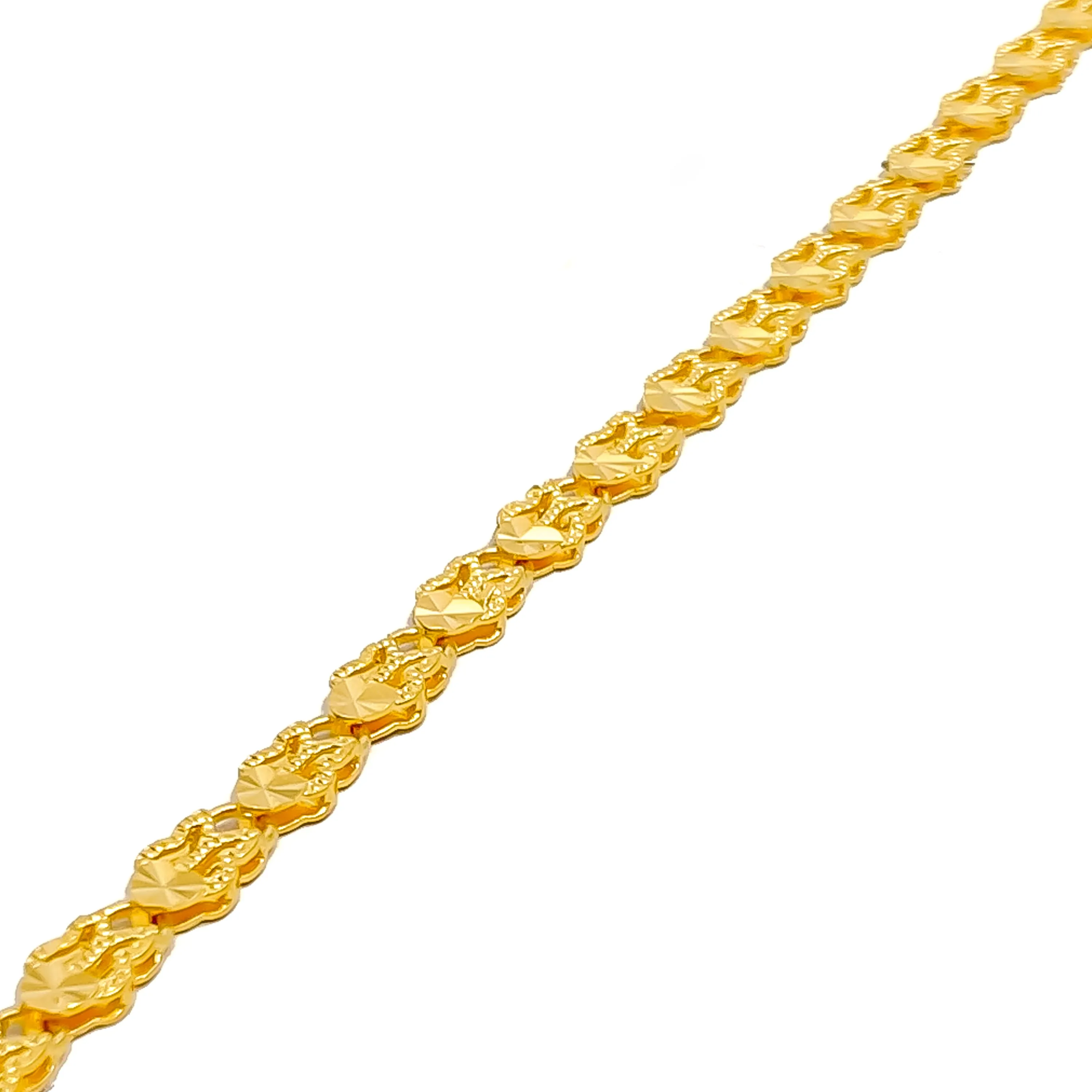 Radiant Reflective 22k Gold Bracelet