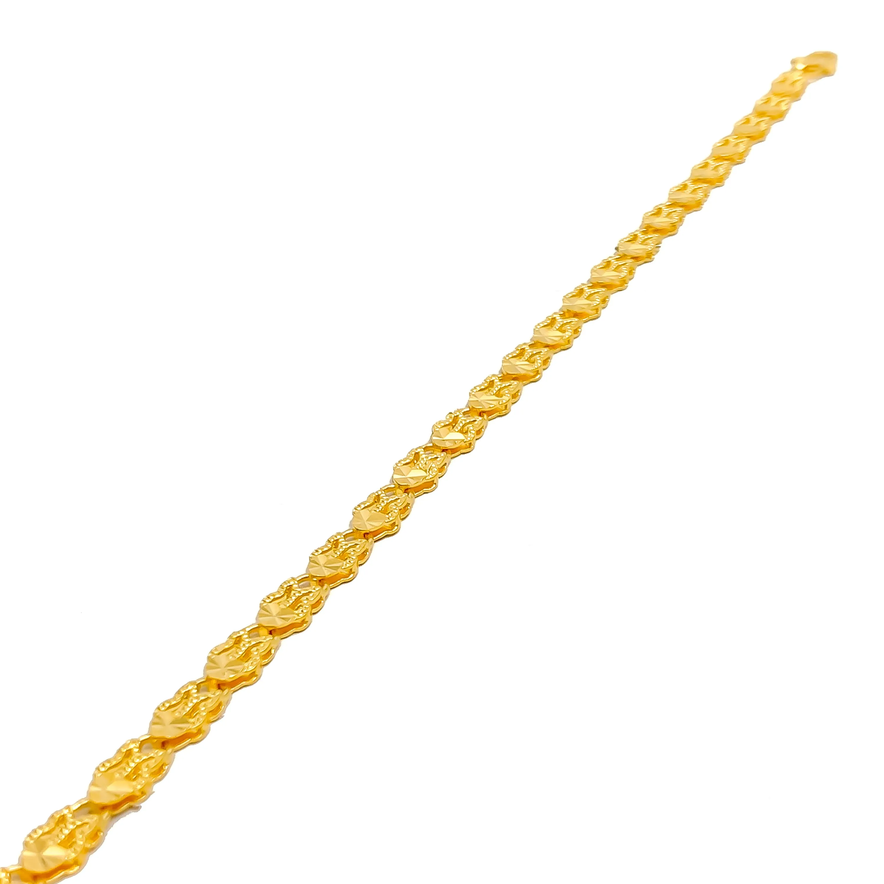 Radiant Reflective 22k Gold Bracelet
