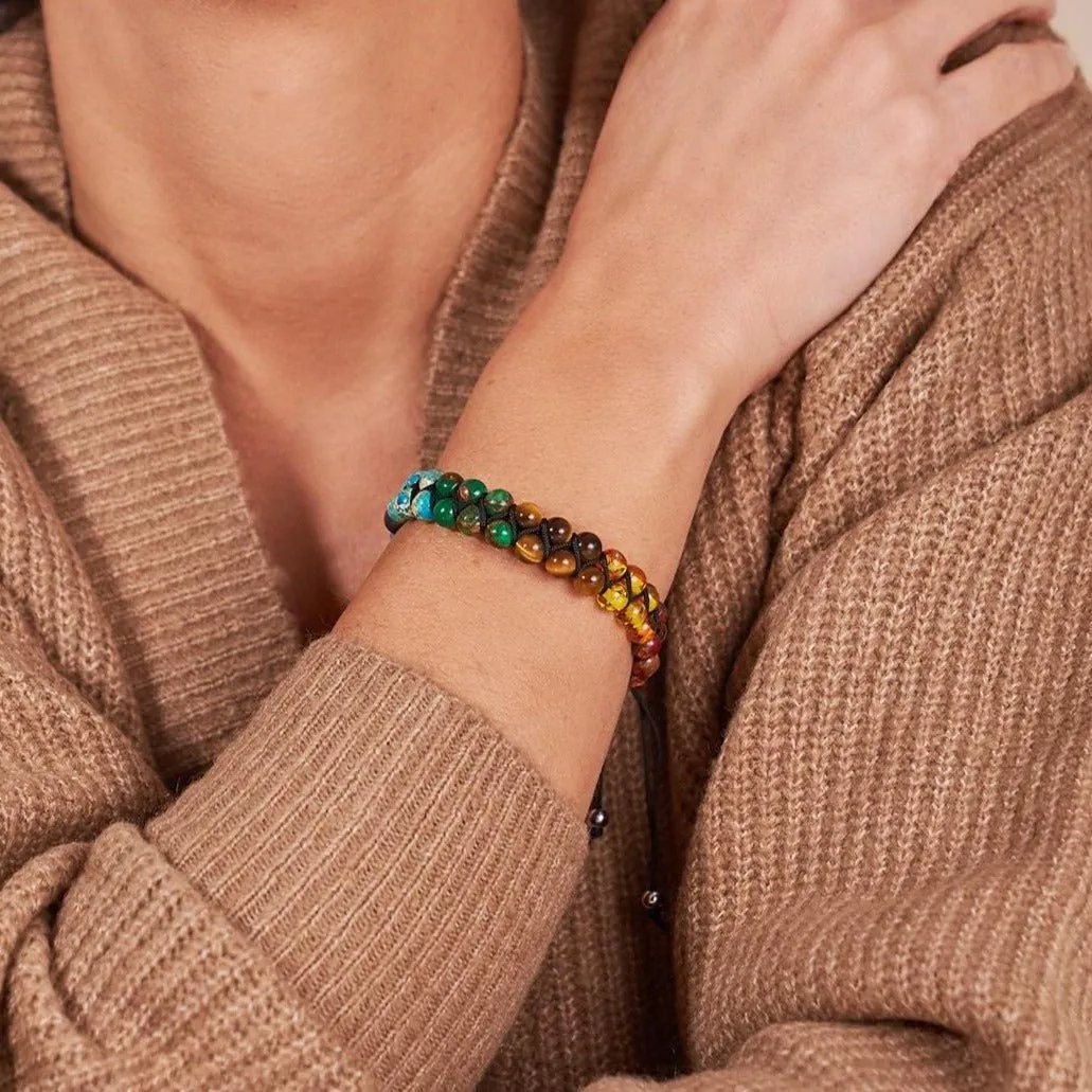 Rainbow Chakra | 7 Gemstone Bracelet
