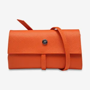 Rapport Via Orange Leather Four Watch Wrap D430