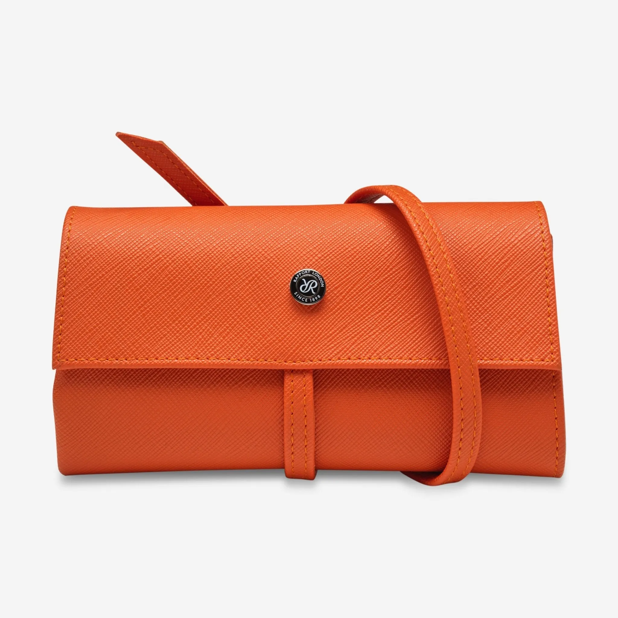 Rapport Via Orange Leather Four Watch Wrap D430
