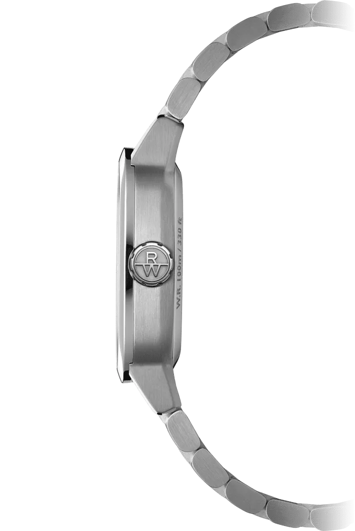 Raymond Weil Freelancer Calibre RW1212 Square Open Heart Green on Bracelet