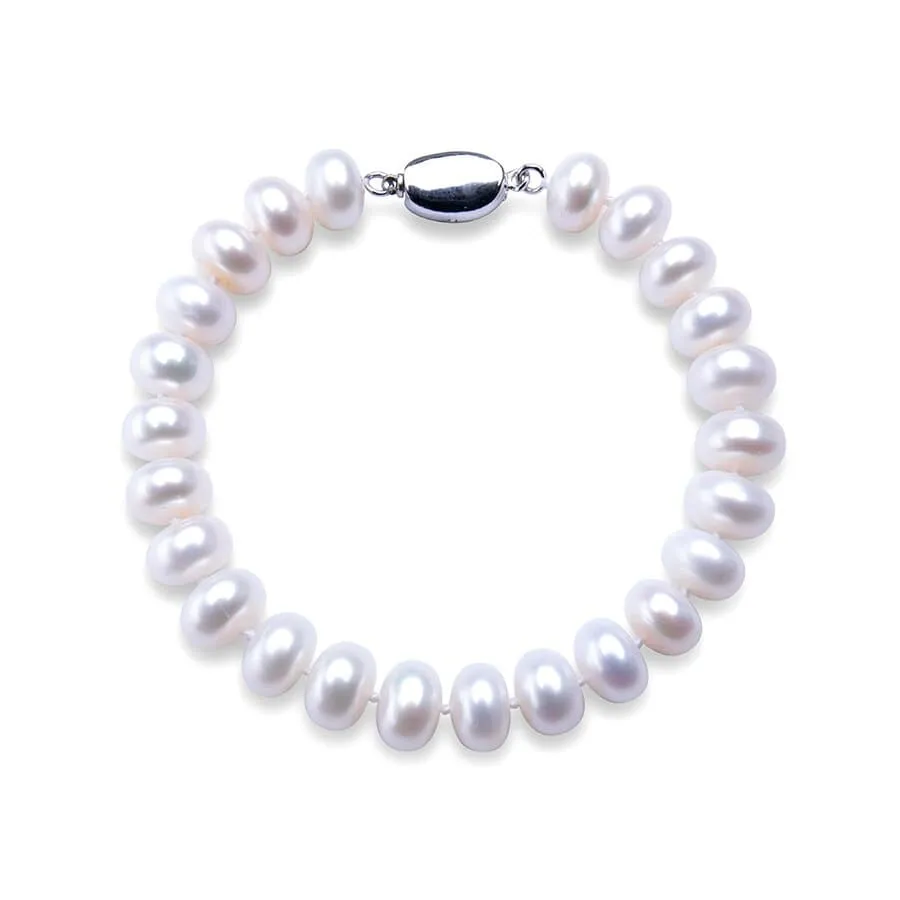 Real White Pearl Bracelet