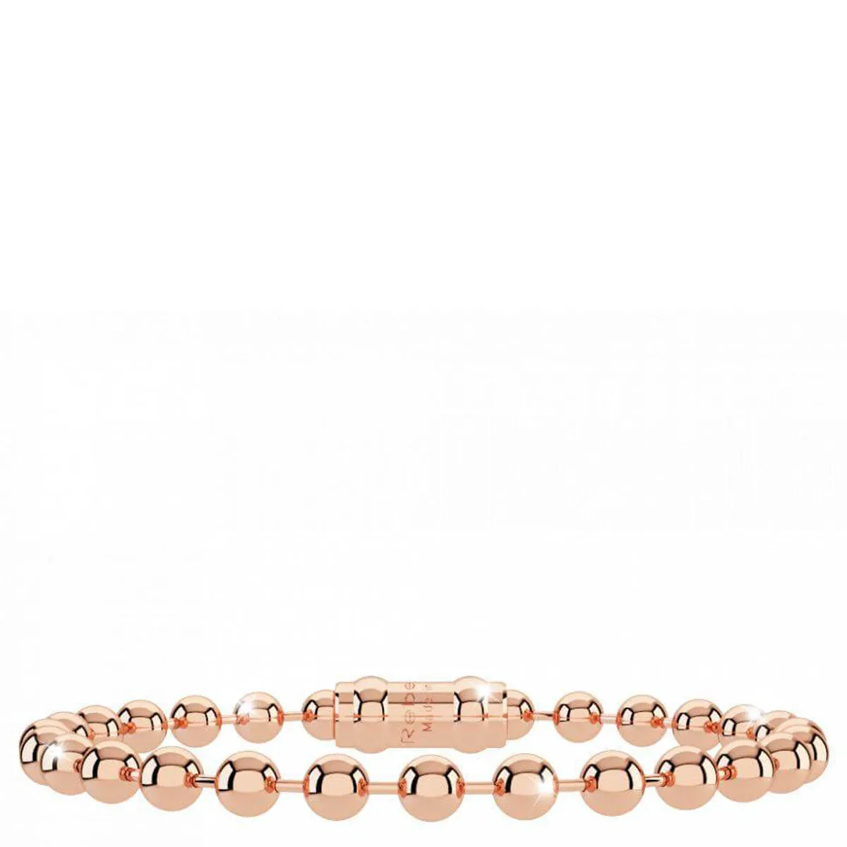 Rebecca My World Thick Ball Rose Gold Bracelet - Magnetic Catch