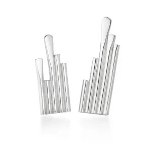 Remnants stud earrings