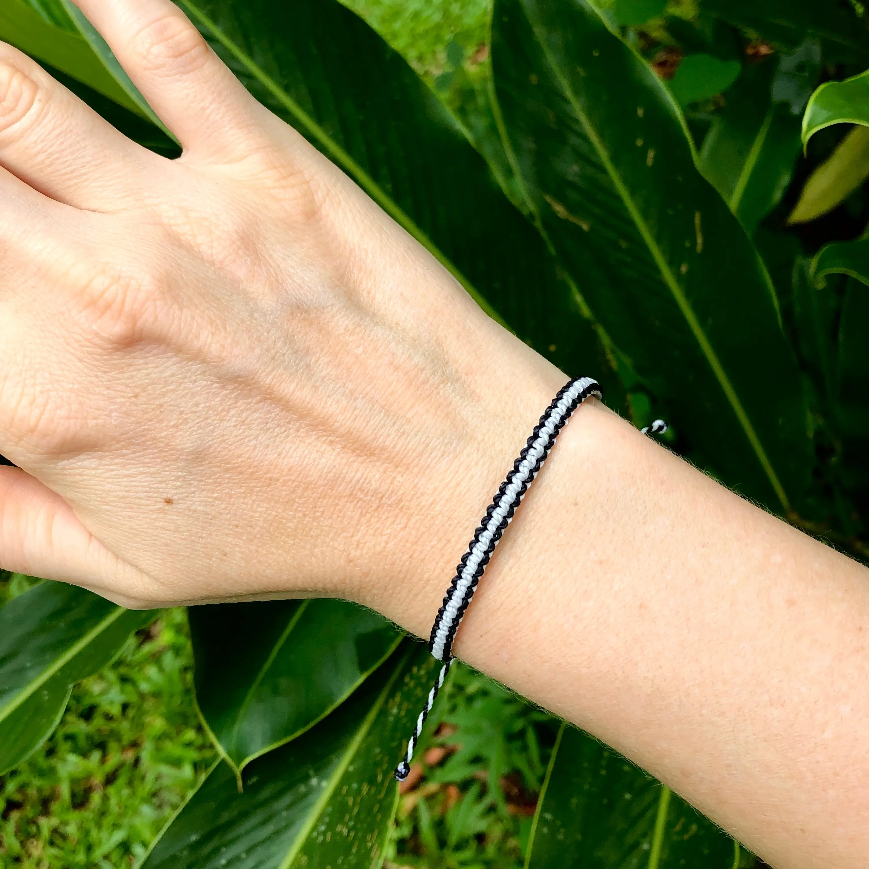 Reversible Stripes Surfer Bracelet - Flip It!