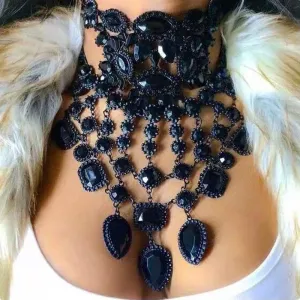 Rhinestone Choker