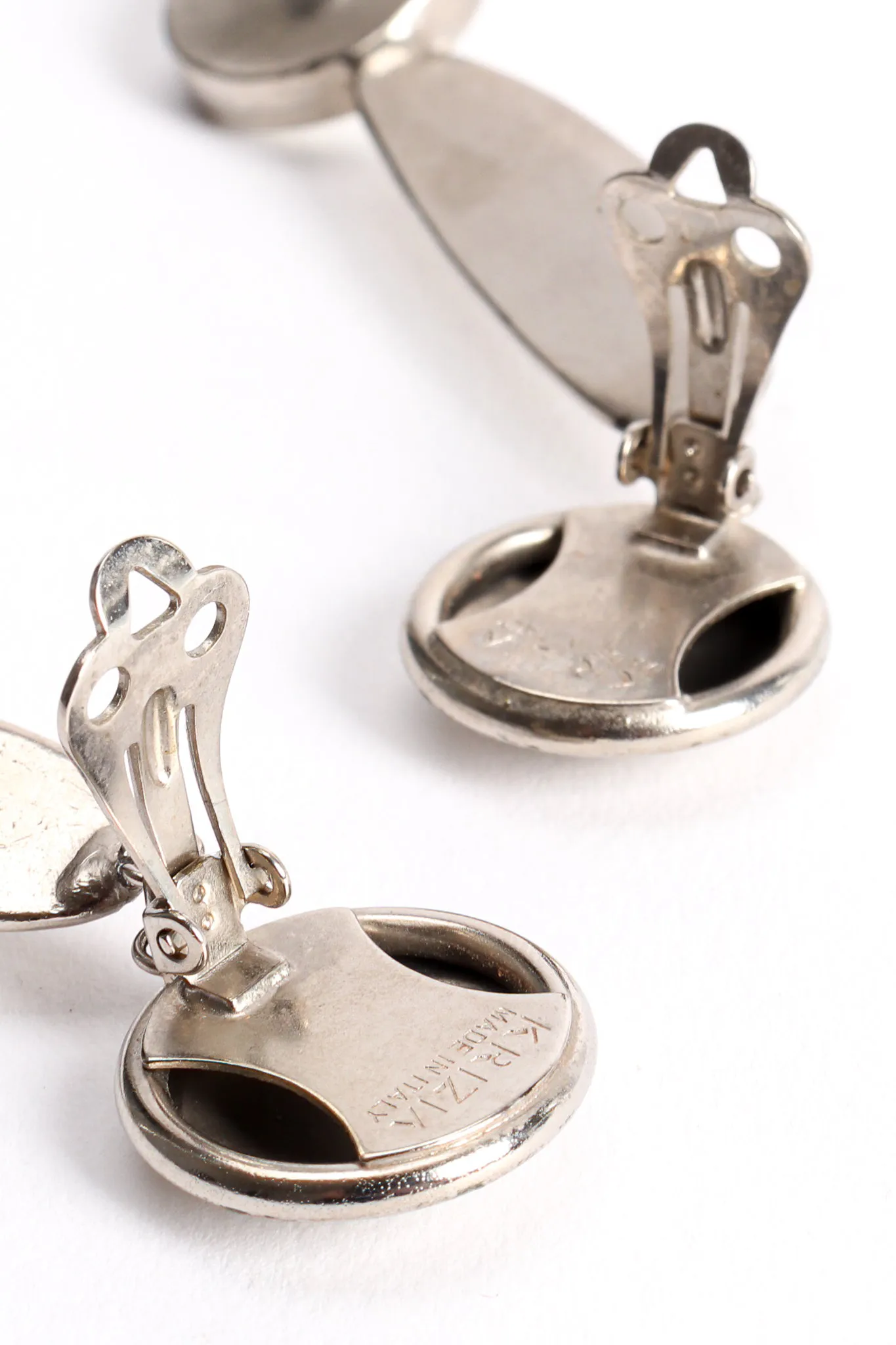 Rhinestone Propeller Drop Earrings