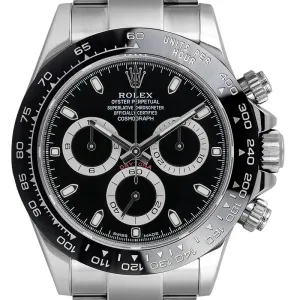 Rolex Daytona Steel Ceramic Bezel Black Dial 116500LN Watch