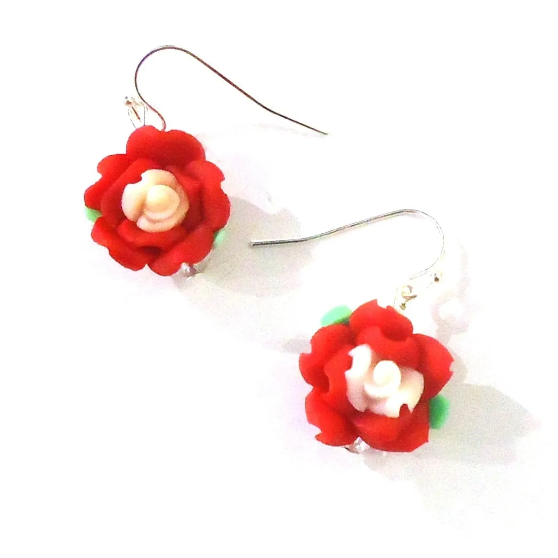 Rose Bead Earrings