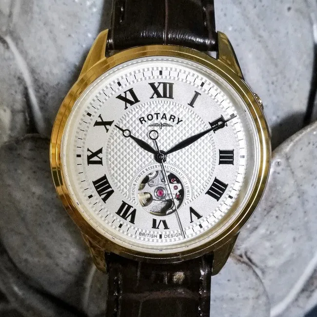 Rotary Cambridge Gold PVD Mens