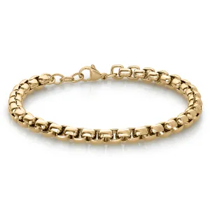 Round Box Link Bracelet 4.5mm