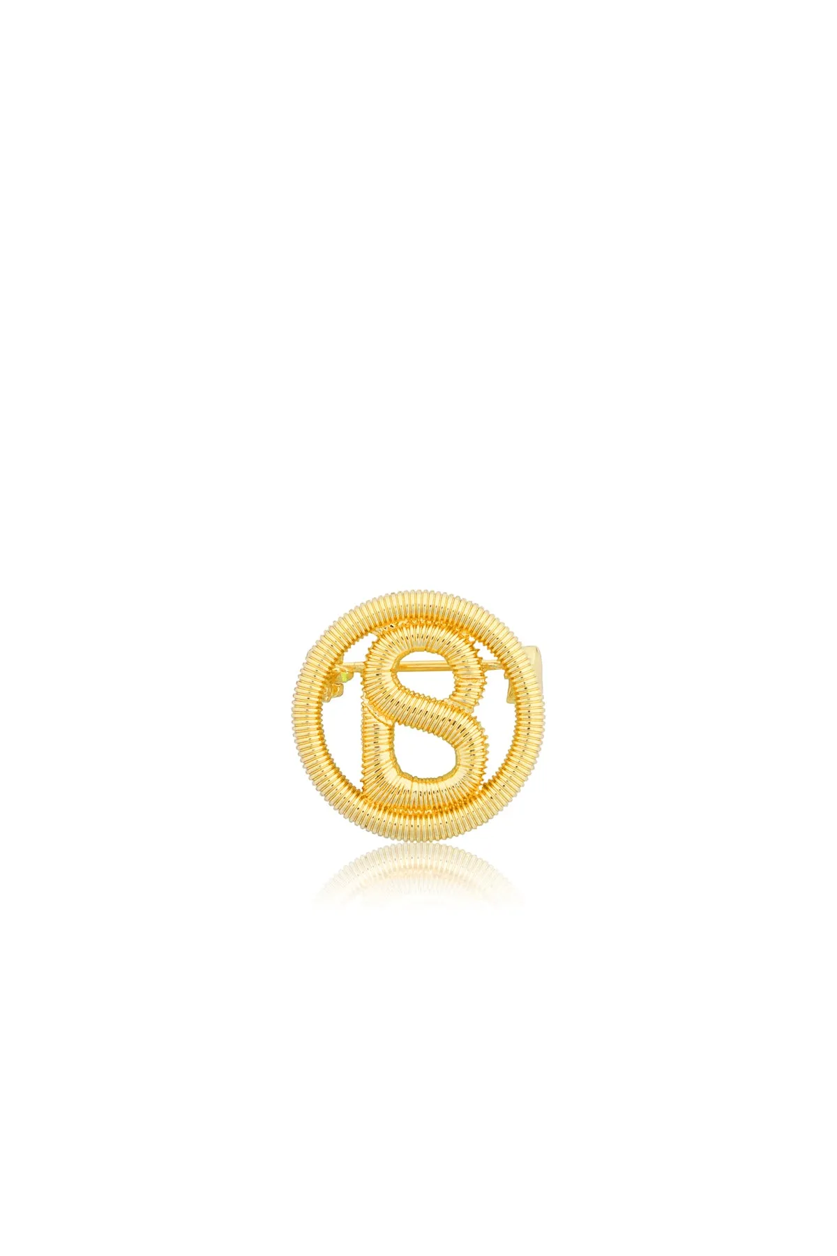 Round Pin Brooch Package - Gold