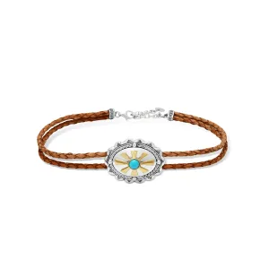 Round Turquoise Concho Choker