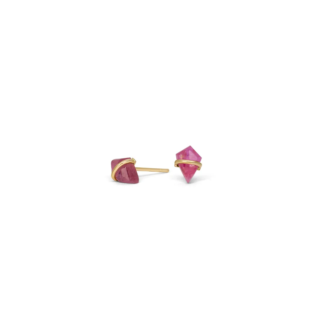 Ruby Extra Small Kite Studs