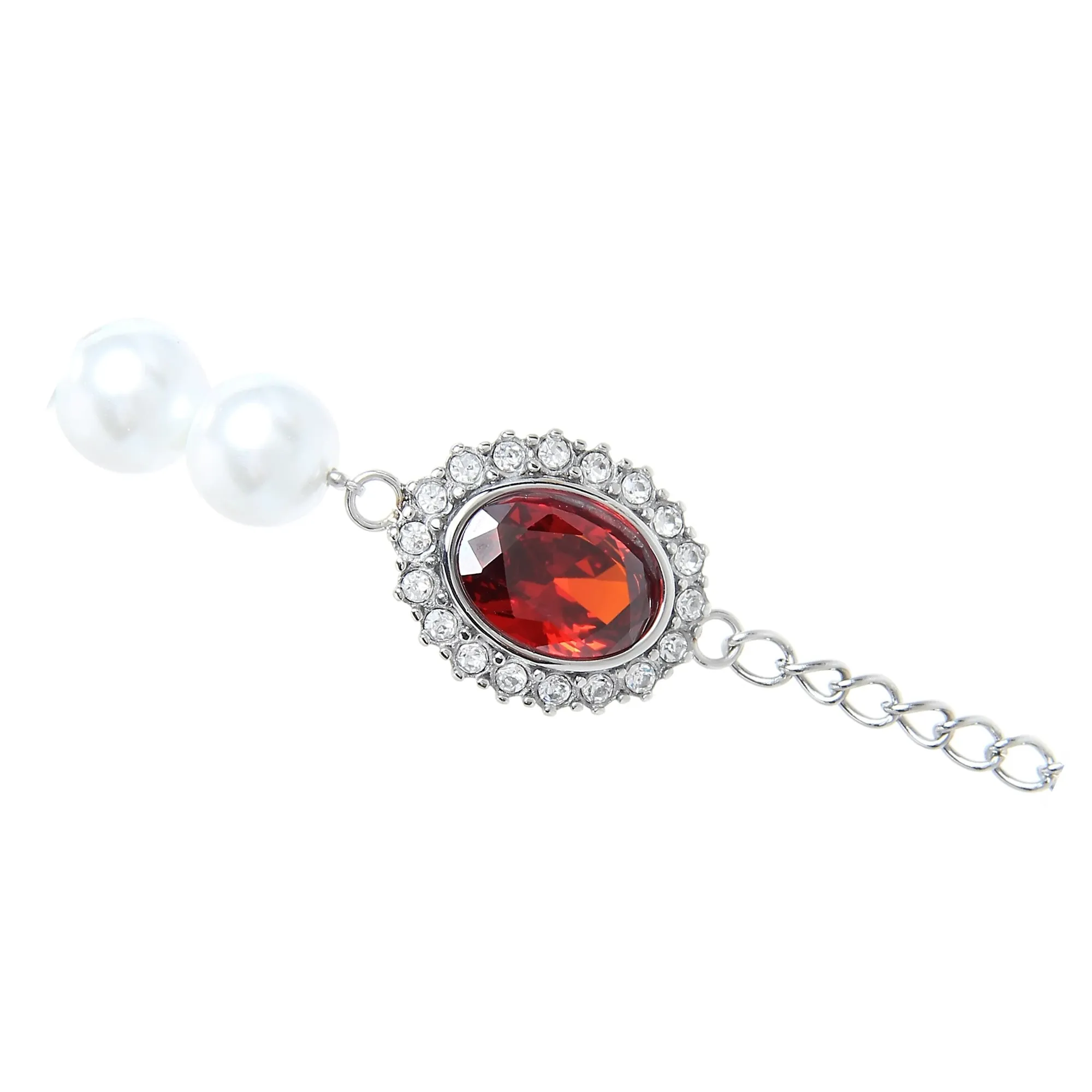 Ruby Pearl Choker