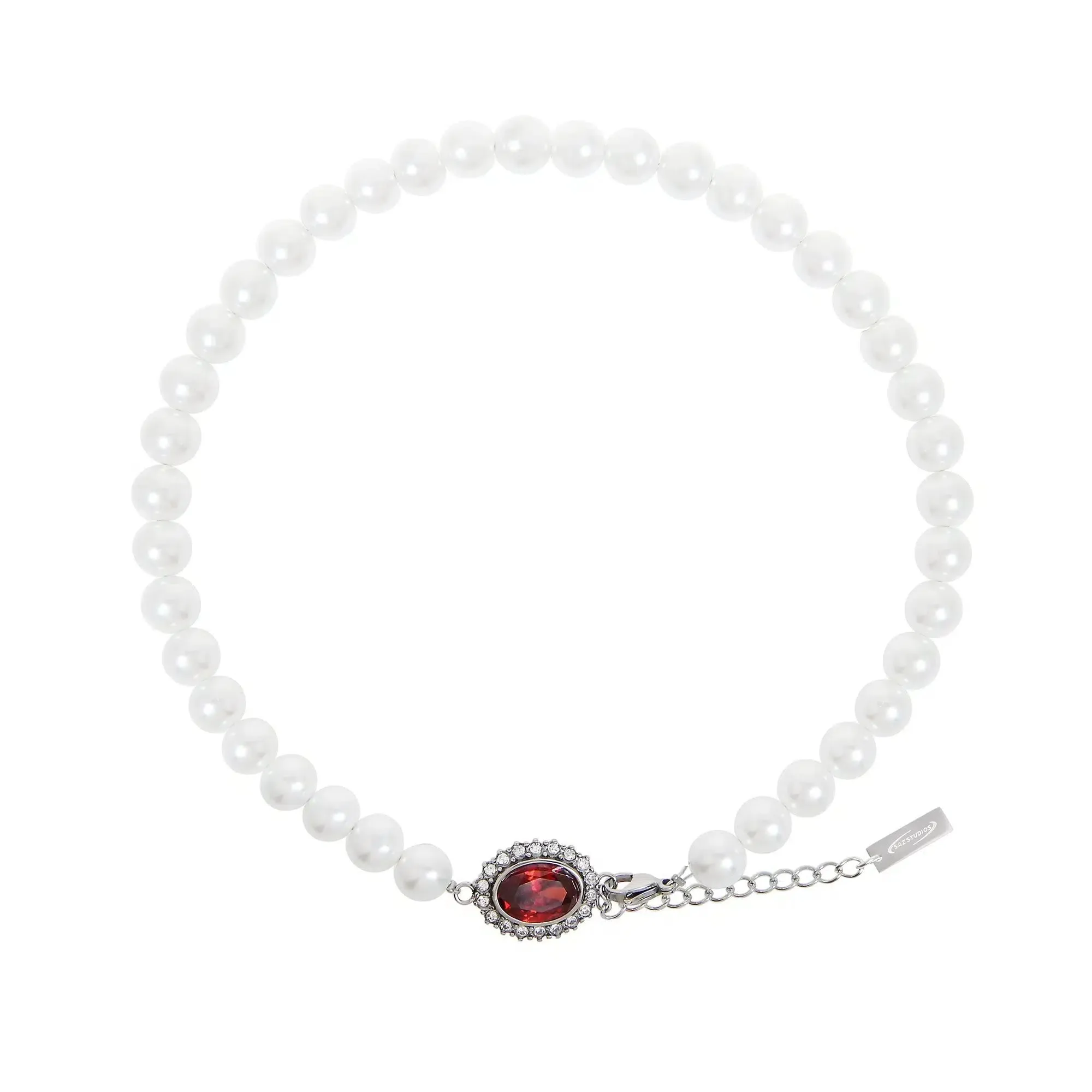 Ruby Pearl Choker