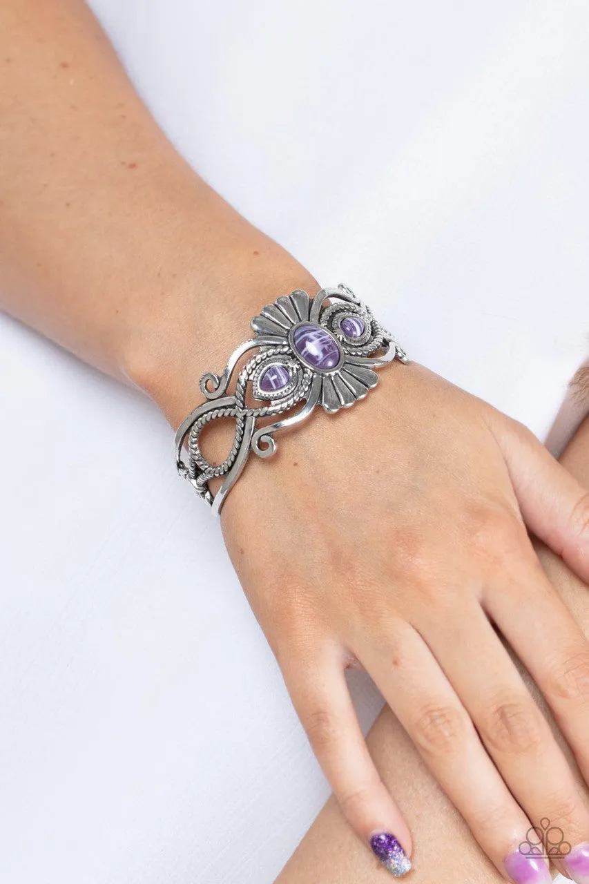 Rural Rumination Purple Paparazzi Bracelet