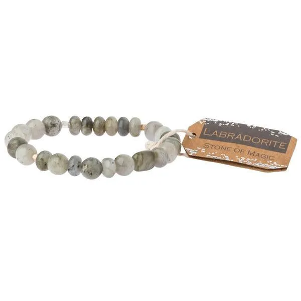 Scout Curated Wears Stone Stacking Bracelet - Labradorite