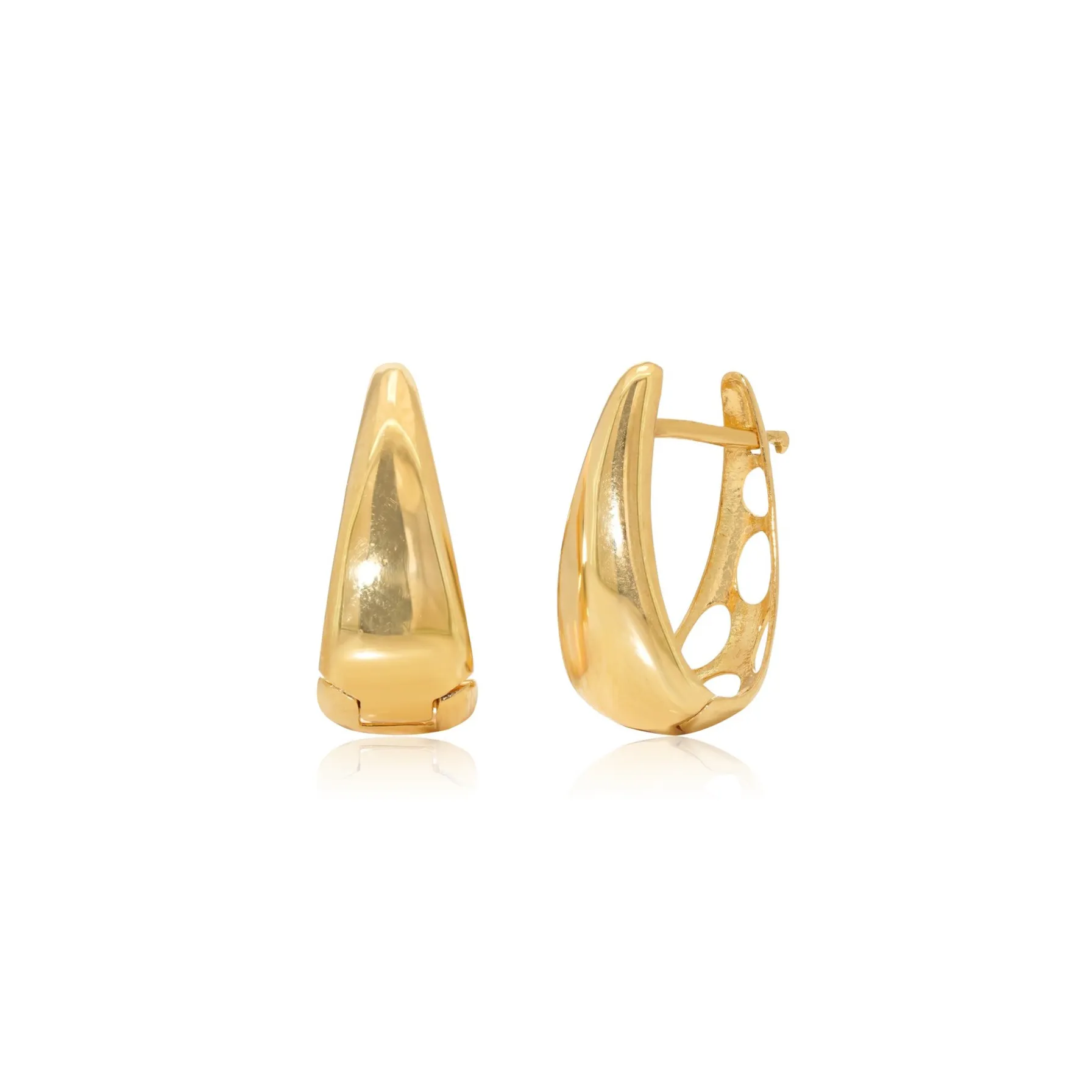 Sculptural Hoop Earrings