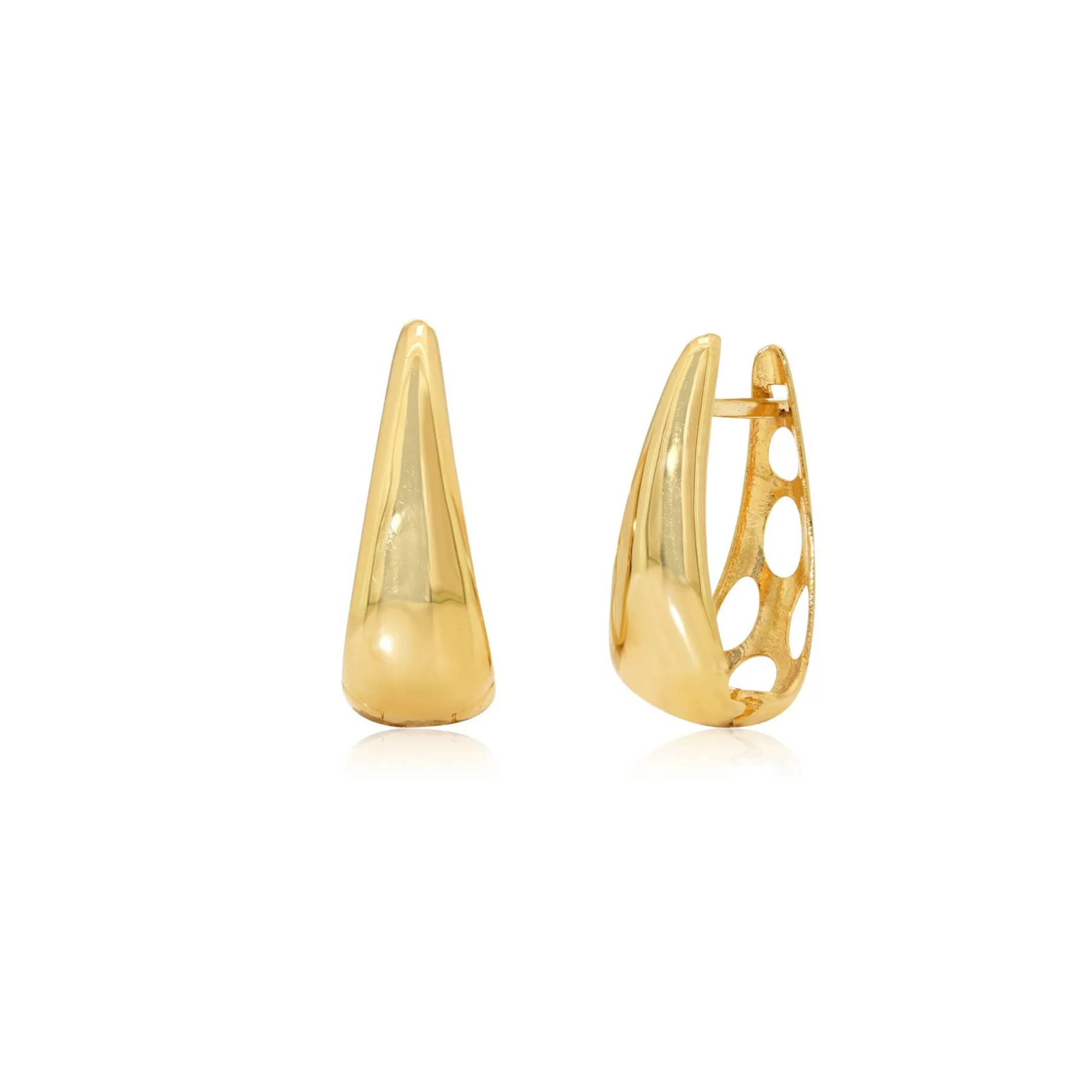 Sculptural Hoop Earrings