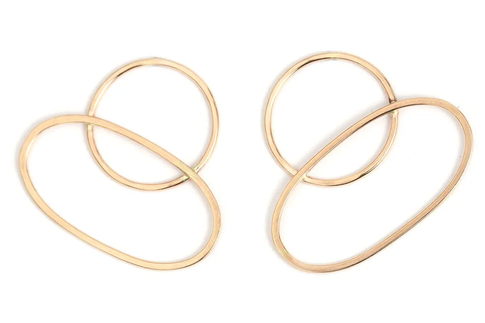 Sculptural Overlay Earrings