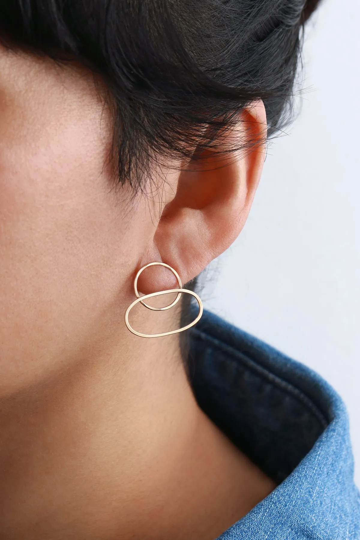 Sculptural Overlay Earrings