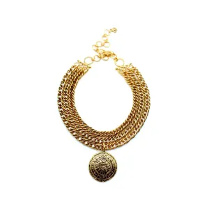 Sevilla Moorish Large Coin Choker (Necklace) (CK:SML-BG)