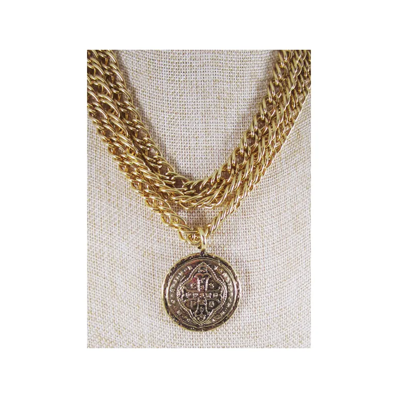 Sevilla Moorish Large Coin Choker (Necklace) (CK:SML-BG)