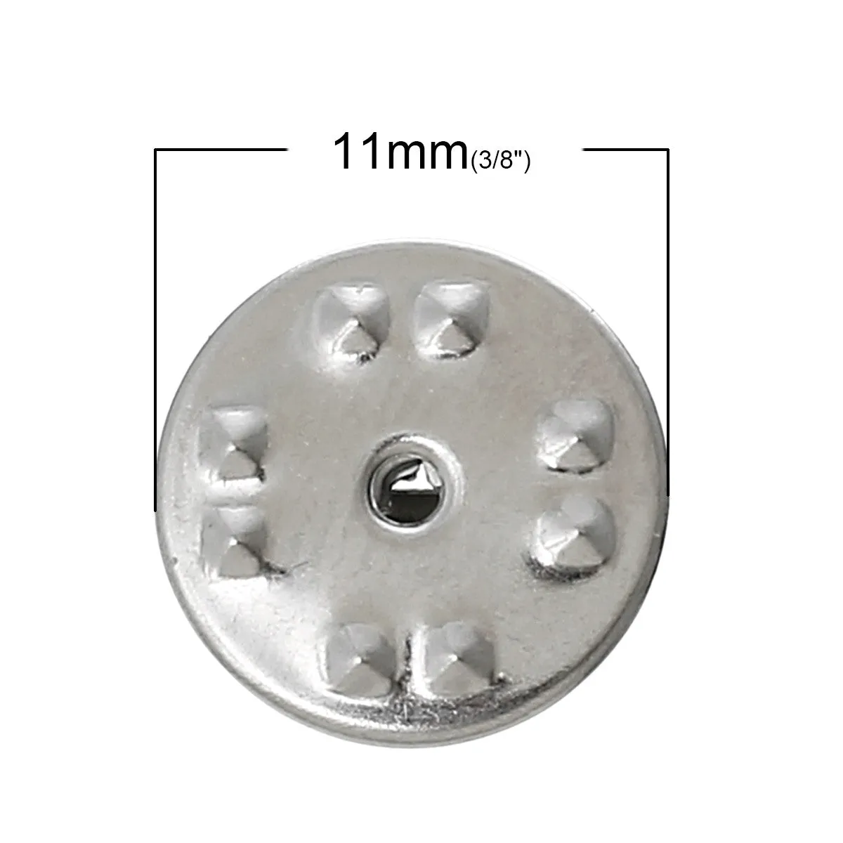 Sexy Sparkles ReFaXi 20 Pcs Silver Comfort Fit Butterfly Clutch Metal Pin Backs Replacement