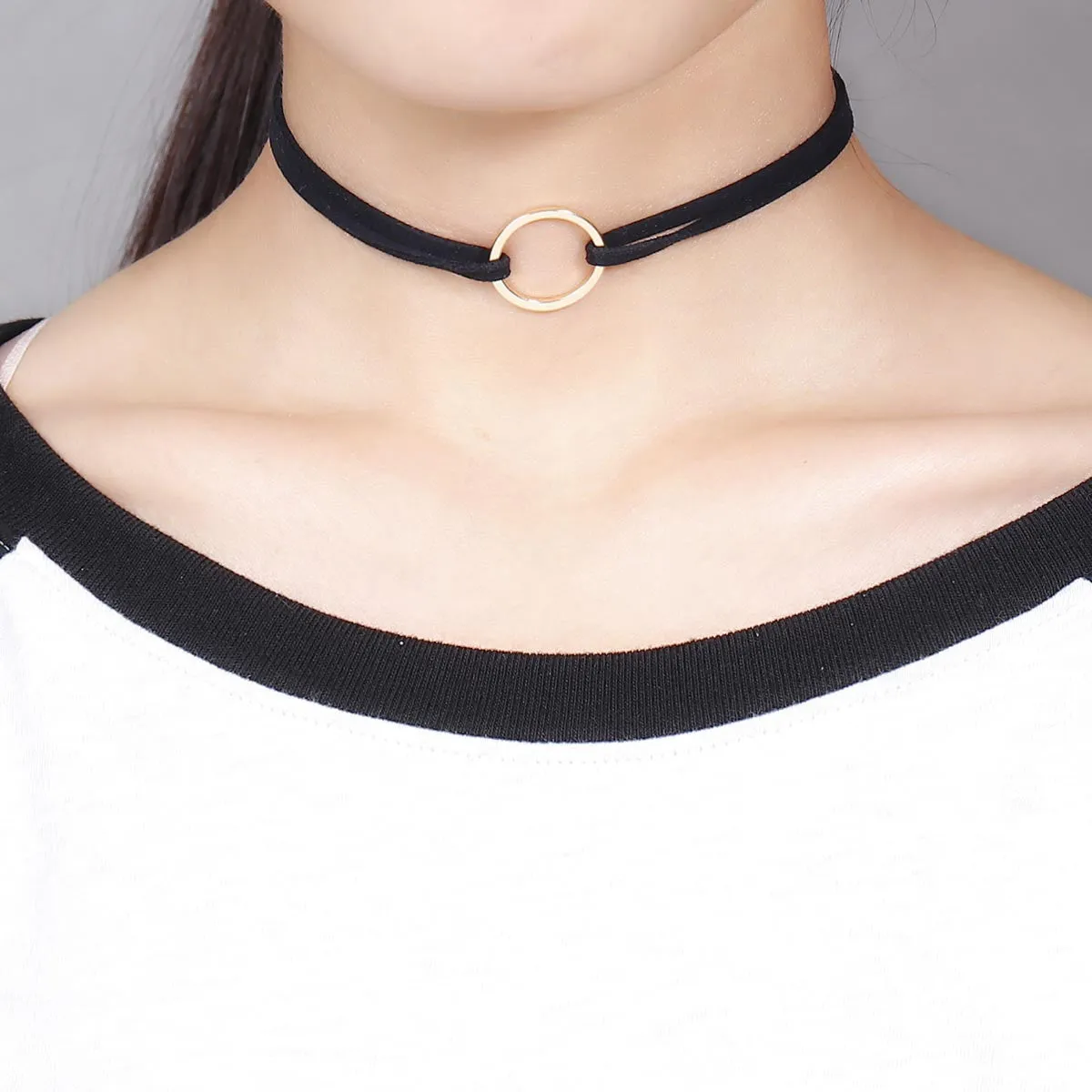 Sexy Sparkles Women Girls Choker Necklace Choose Black Velvet Chokers, Multi color Triangle Pattern and more