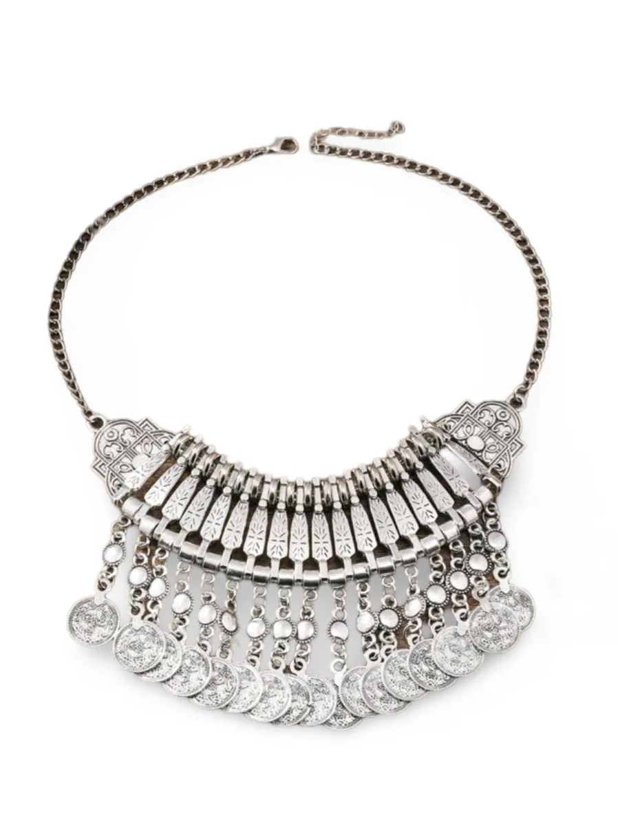 Silver Nala Choker