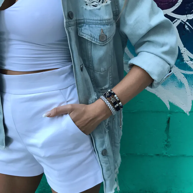 Silver | White | Vitality Bracelet