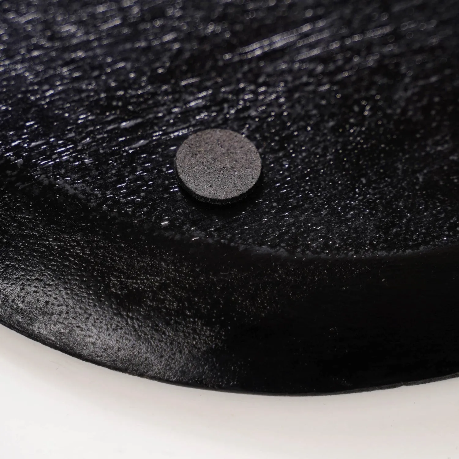 Sleek Black Mango Wood Platter Small