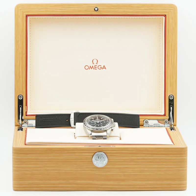 SOLD - 02/20/24 - Omega Speedmaster Racing Chronograph 326.30.40.50.01.001 Box & Strap