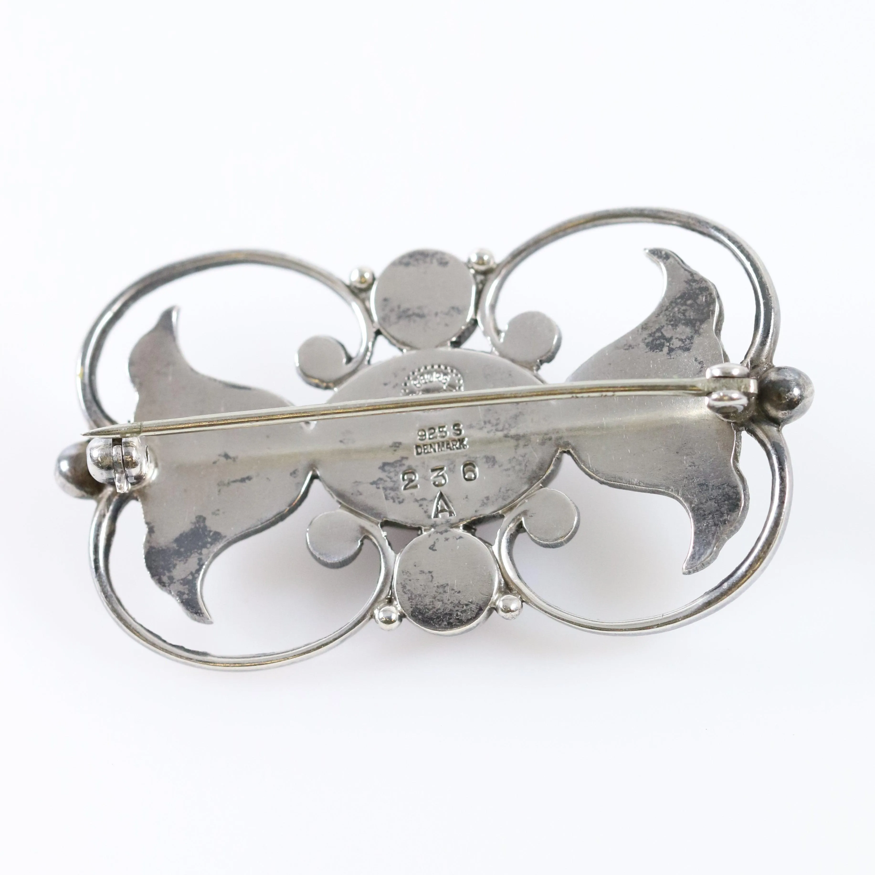 SOLD OUT: GEORG JENSEN AMETHYST BROOCH 236A