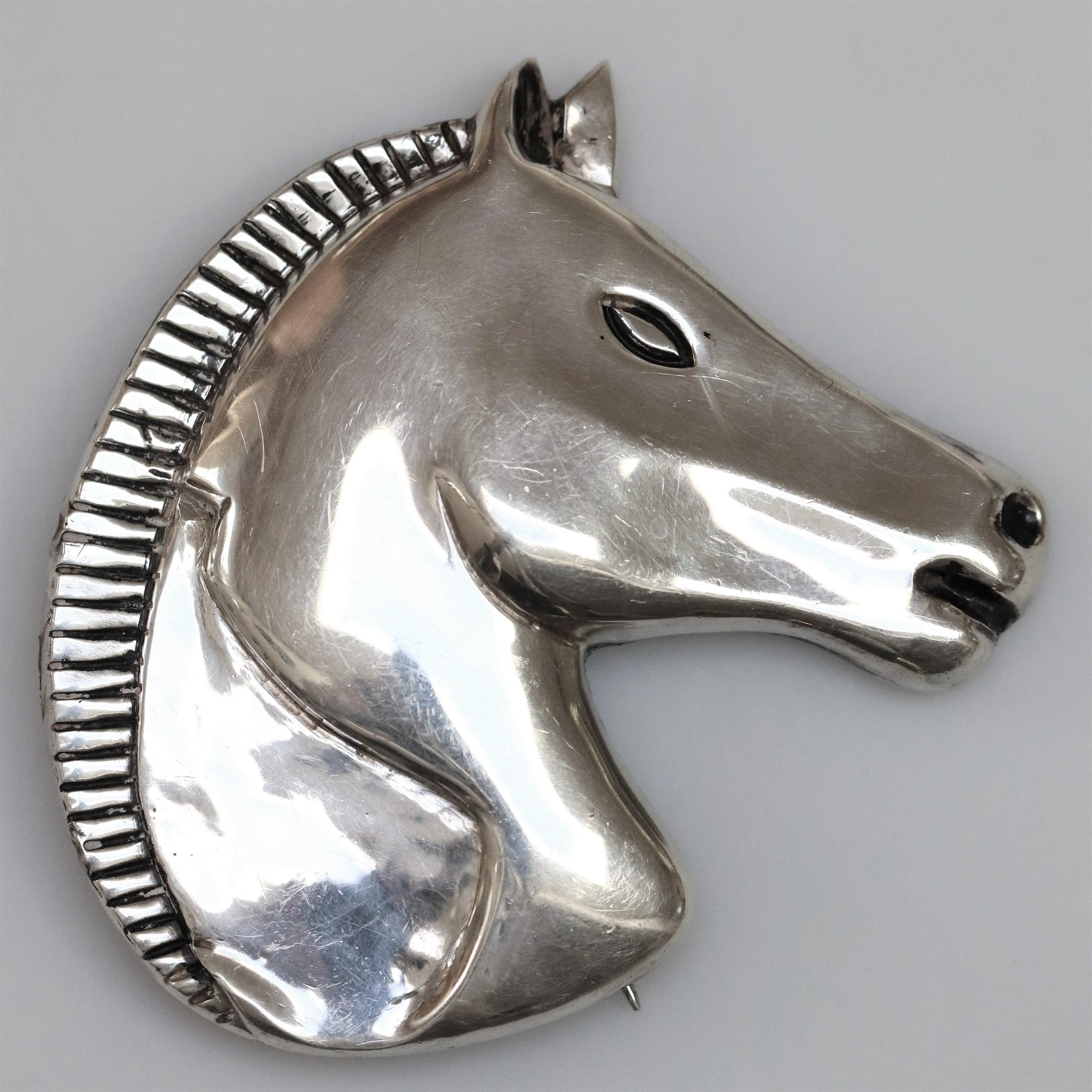 SOLD OUT: Vintage Antonio Pineda Taxco Mexican Jewelry | Rare Large Stallion Horse Brooch